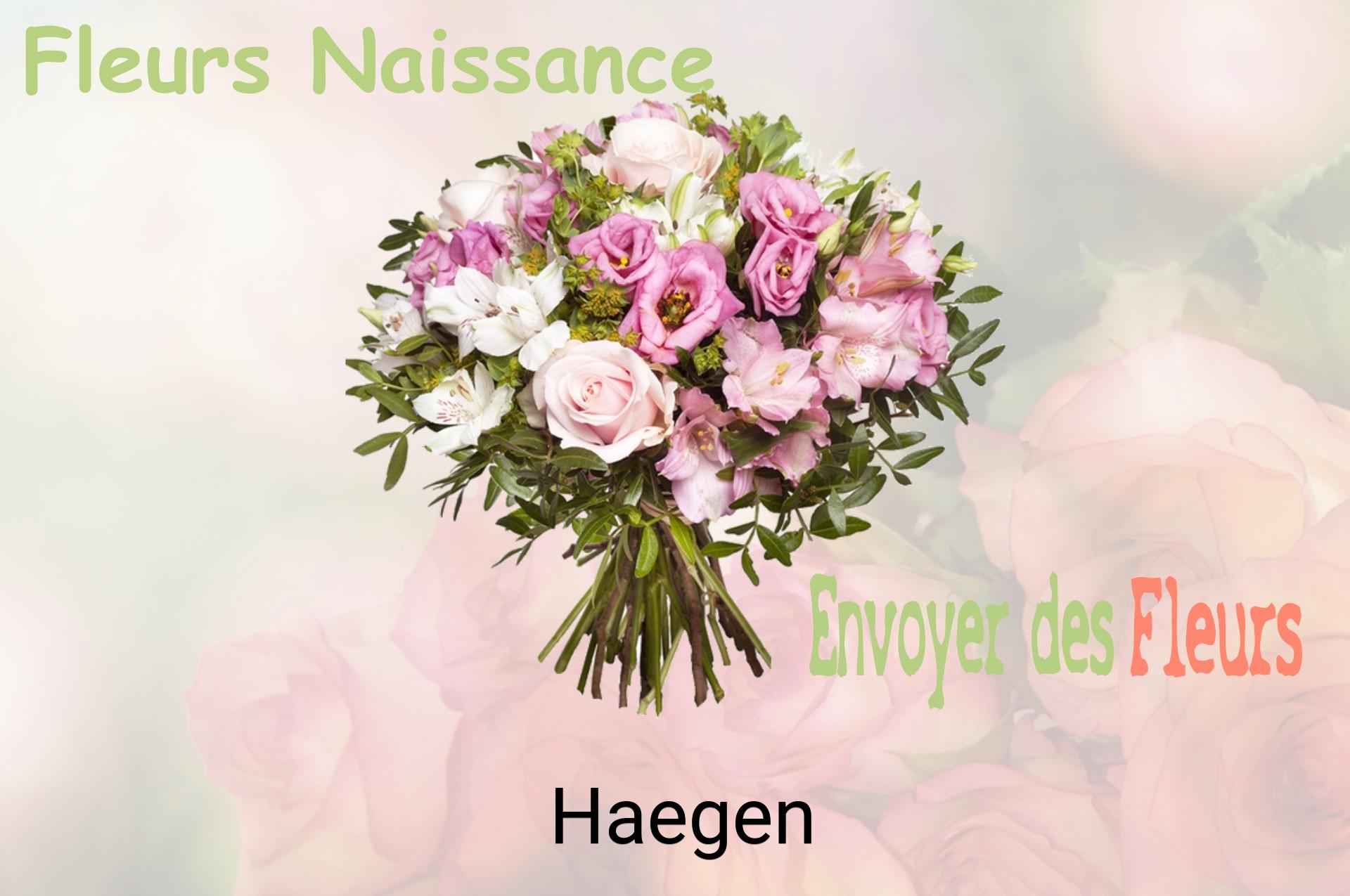 Bouquet de fleurs de naissance livré à Haegen